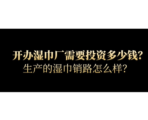 開(kāi)辦濕巾廠需要投資多少錢？生產(chǎn)的濕巾銷路怎么樣？